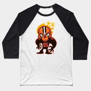 Go Browns SkullyDawg 95 Baseball T-Shirt